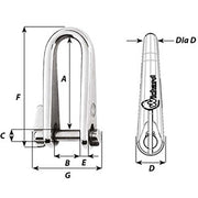 Wichard Key Pin Shackle - Diameter 6mm - 1/4