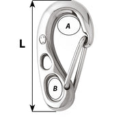 Wichard HR Safety Snap Hook - 100mm Length - 3-15/16
