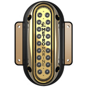 Metro Marine High-Output Vertical Surface Mount Light w/Intelligent Monochromatic LEDs - Green, 90 Beam [F-SME1-V-G3-90]