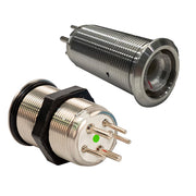 Bluewater 22mm Inrush Push Button Switch Momentary - Blue/Red LED - Switch Body Only [9059-2113]