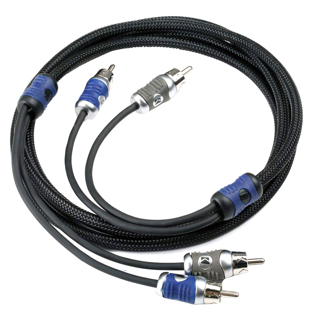 KICKER Q-Series 2-Channel RCA Interconnect - 1M [46QI21]