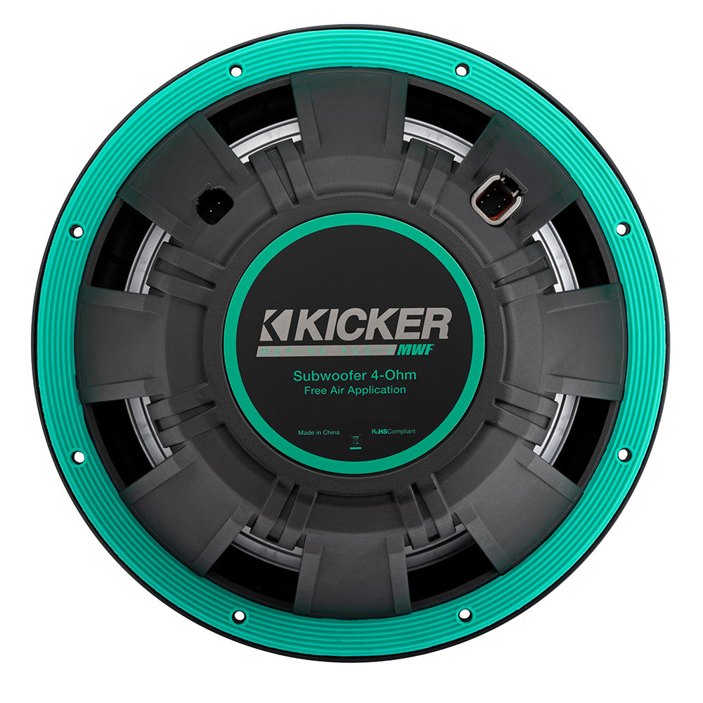 KICKER 10" Premium Marine Subwoofer Grille - White [51MWF104W]