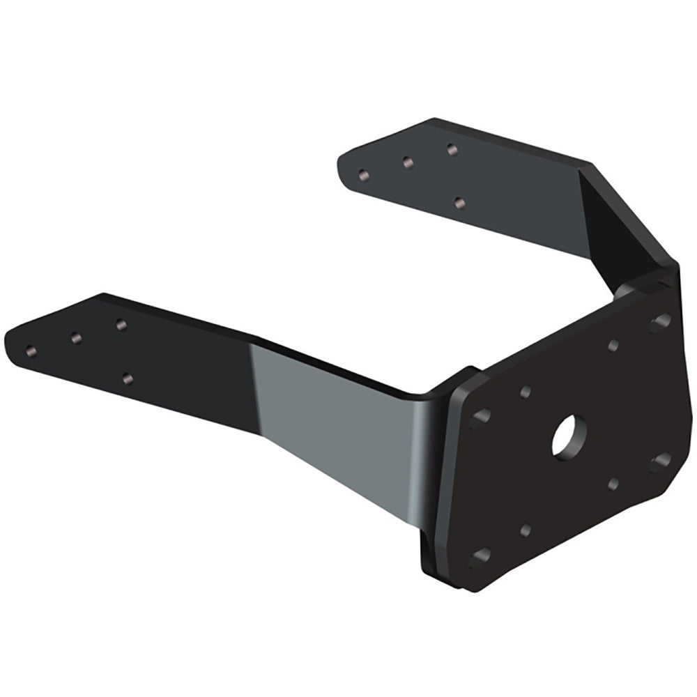 Power-Pole Pontoon Mount - 16-17.5" Riser - Black [PK-P-16175-BK]