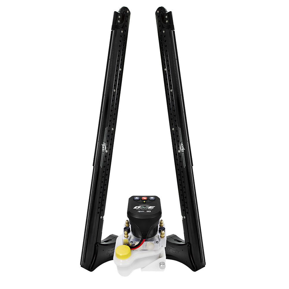 Power-Pole Blade ONE Pump BLS Shallow Water Anchor System - 10' - Dual Blade - Black [PP-2-BLS-10-BK]