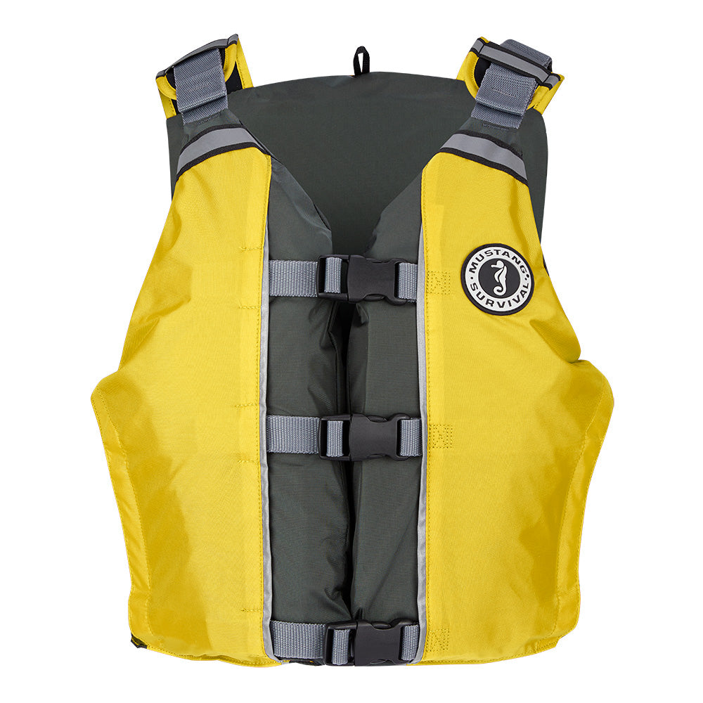 Mustang APF Foam Vest - Universal - Yellow/Grey [MV411102-222-0]