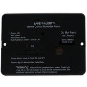 Safe-T-Alert 62 Series Marine Carbon Monoxide Alarm - 24V Flush Mount - Black [62-542-BL-MARINE-24V]
