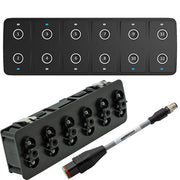 Maretron CKM12 Keypad w/CKM to NMEA 2000 Adapter Cable - 0.2M (Horizontal Orientation) [A3802-2]