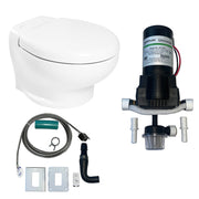 Thetford Nano Eco Compact Toilet Raw Water Kit w/Inlet Pump - 24V [T-NAN024PW/E/NA-RWKIT]