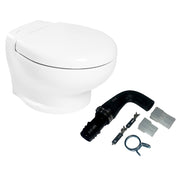 Thetford Nano Touch Compact Toilet Raw Water Kit (No Inlet Pump) - 24V [T-NAN024PW/TSFT/NA-RWKITNP]