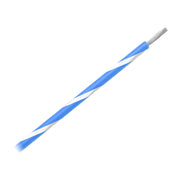 Pacer 14 AWG Gauge Striped Marine Wire 500' Spool - Blue w/White Stripe [WUL14BL-9-500]