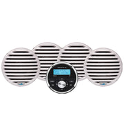 Aquatic AV Economy Gauge Stereo/Speakers Kit - White [EG200]