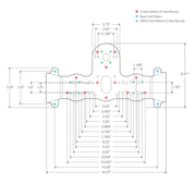 RAM Mount RAM Fishfinder Deck Kit w/Dual Marine Electronic Mount [RAM-FF1-D-115-2]