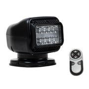 Golight GT Series LED Hybrid Light Permanent Mount w/Hardwired Dash Mount Remote - 12V - Black [20218GT]