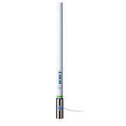 Scout 8' White VHF Antenna 6dB Heavy Stainless Steel Ferrule w/6M RG-8x Includes PL-259 Heavy Duty Offshore Antenna KS-43 [PF AN NVHF00020T]