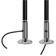 Scout 4' Black VHF Antenna 3dB Stainless Steel Ferule w/5M RG-58 Includes PL-259 [PF AN NVHF00045T]