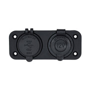 Bluewater Round Dual USB/USB-C Charger [3000-4001A]