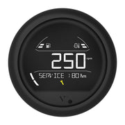 Veratron VL Digital 85 w/Round Black Bezel [B00205802]