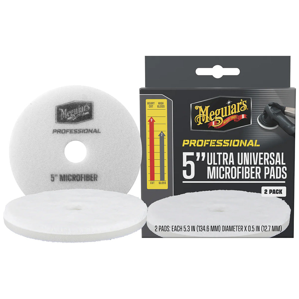 Meguiar's Professional 5" Ultra Universal Microfiber Pads *2-Pack [M5MFP2]