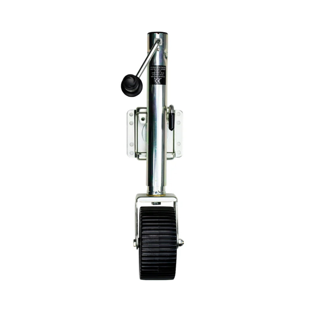 Powerwinch Saltwater Series Jack - 1500lb, Bolt-On, Single Wheel Wide, Zinc 500+ HR Salt Spray [21600-J-1500-B1W-Z-R]