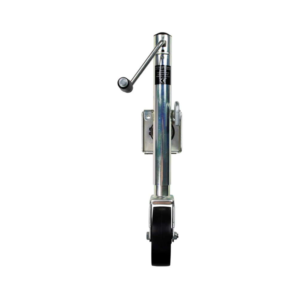 Powerwinch Utility Series Jack - 1000lb, Bolt-On, Single Wheel, Zinc [21500-J-1000-B1-Z-R]