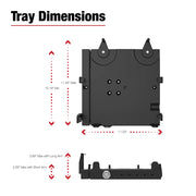 RAM Mount RAM Tough-Tray III Spring-Loaded Laptop Tray [RAM-234-7]
