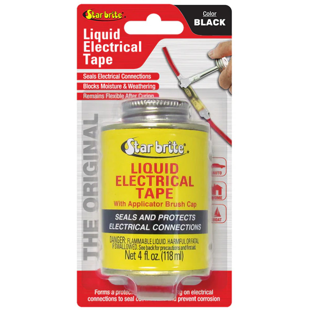 Star brite Liquid Electrical Tape - Black - 4 oz [84104]