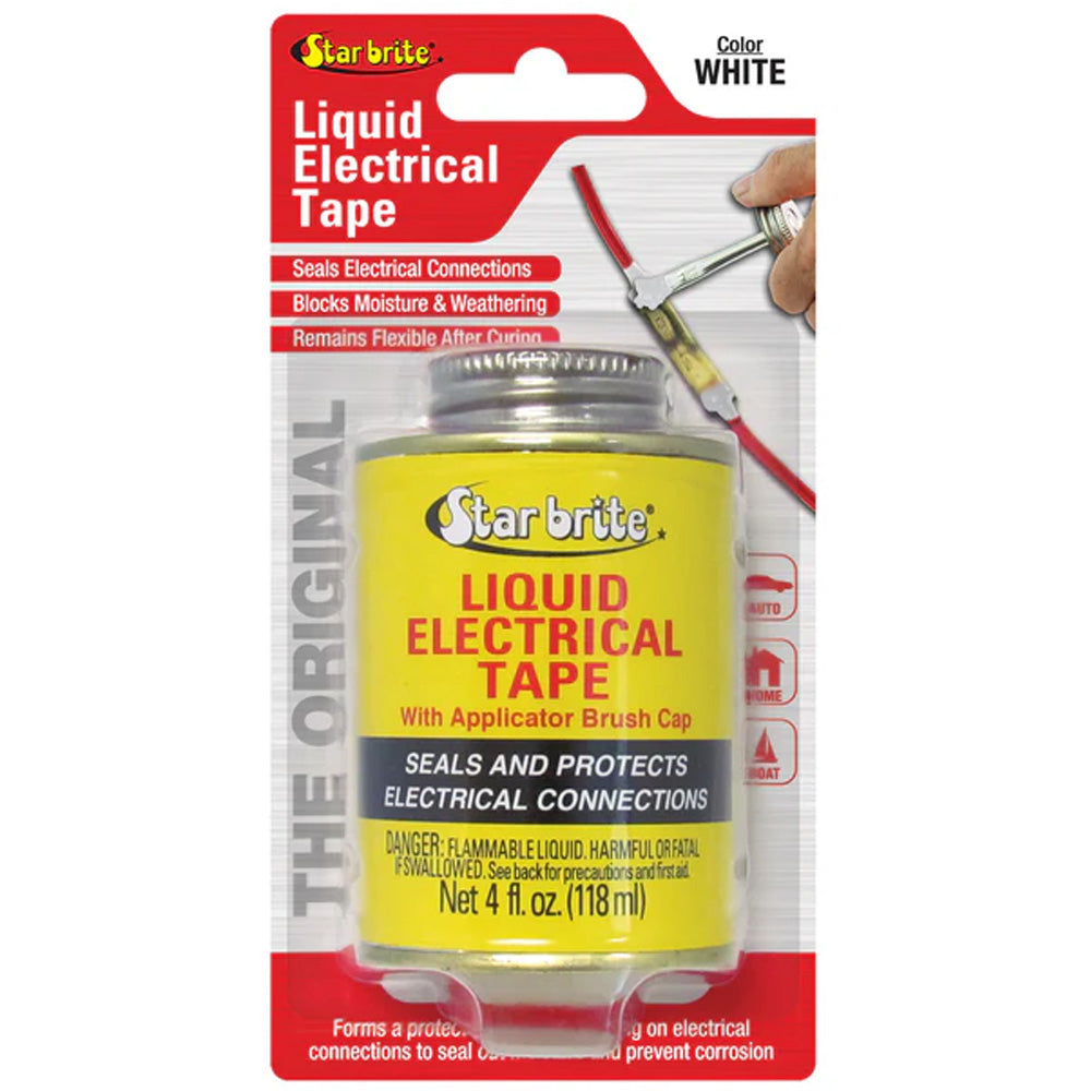 Star brite Liquid Electrical Tape - White - 4 oz [84107]