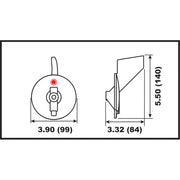 Performance Metals Yamaha Trim Tab Anode 150-200hp Counter Rotating [00181A]