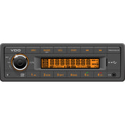 VDO 24V Radio w/FM RDS Tuner MP3/WMA/USB/Bluetooth - Orange Illumination [TRW323UB-OR]
