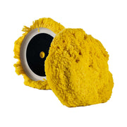 Lake Country Yellow Curved Edge Twisted Acrylic  Wool Pad 8