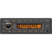 VDO 12V Radio w/FM RDS Tuner MP3/WMA/USB/Bluetooth - Orange Illumination [TRW312UB-OR]
