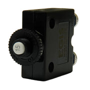 Egis 15A Push Button Panel Mount Circuit Breaker - Screw Terminals [4710-15]