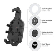 Ram Mount RAM Quick-Grip Pro Phone Holder w/Ball  Vibration Damper [RAM-HOL-PD5BVU]