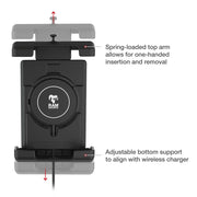 Ram Mount RAM Quick-Grip Pro XL w/Ball  Qi2 15W Wireless Charger [RAM-HOL-PD7B-W2MU]