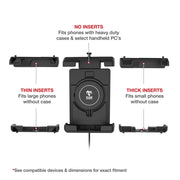 Ram Mount RAM Quick-Grip Pro XL w/Ball  Qi2 15W Wireless Charger [RAM-HOL-PD7B-W2MU]