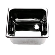 Scandvik Rectangular Sink Stainless Steel - Right Side Drain [10224]