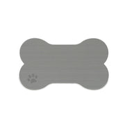 SeaDek Dog Bowl Mat - Storm Grey/Black - Medium - 12.5