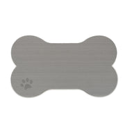 SeaDek Dog Bowl Mat - Storm Grey/Black - Large - 16.5