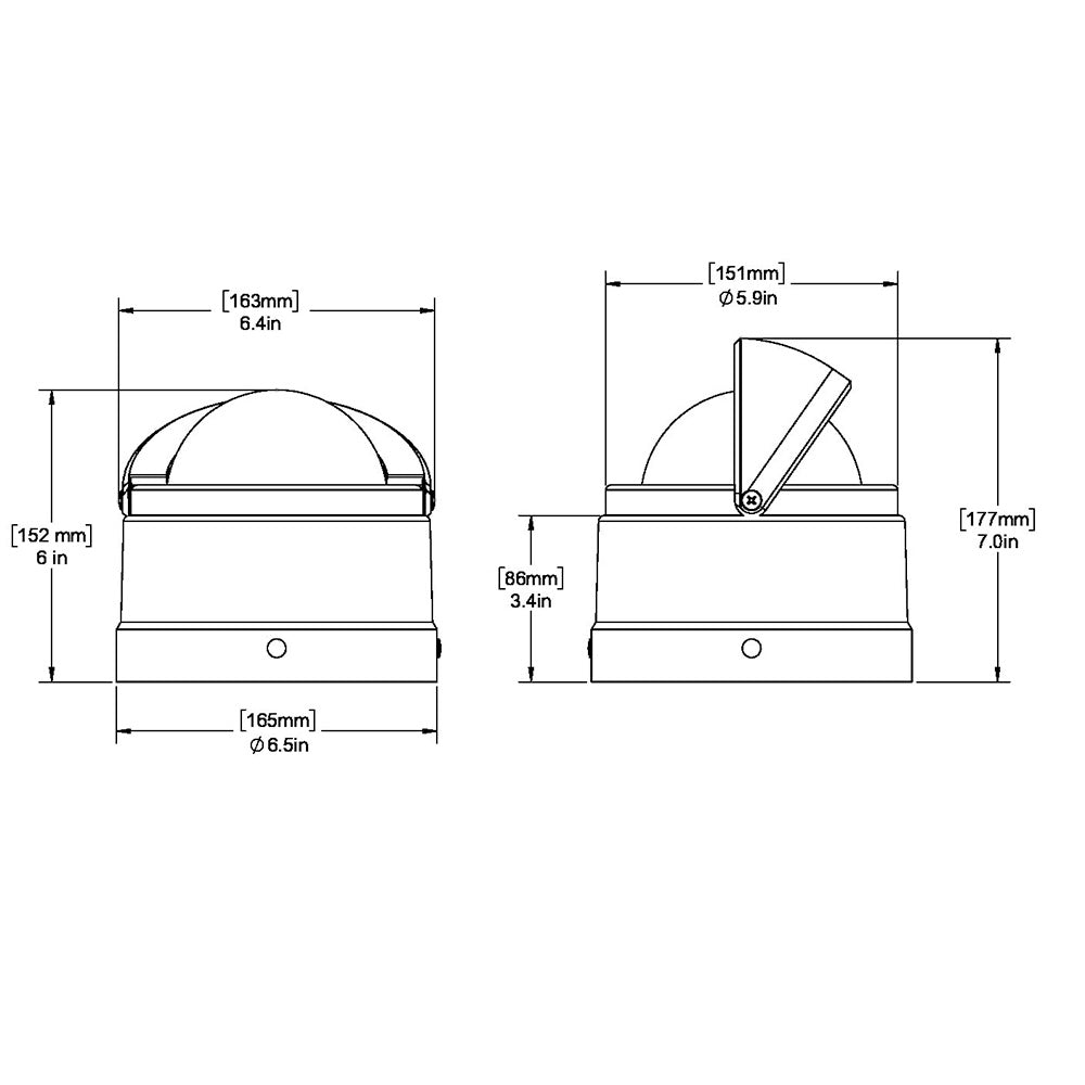 Ritchie DNW-200 Navigator Compass - Binnacle Mount - White [DNW-200]