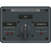 Blue Sea 8386 AC Rotary Switch Panel 30 Ampere 2 Positon + OFF, 4 Pole [8386]