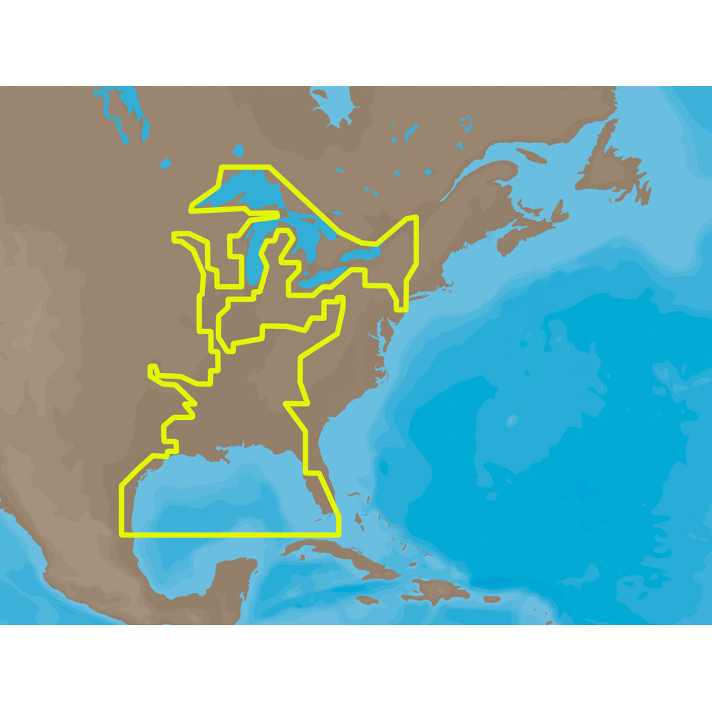 C-MAP MAX NA-M023 - U.S. Gulf Coast & Inland Rivers - SD Card [NA-M023SDCARD]