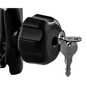 RAM Mount Knob w/Keyed Lock & 1/4