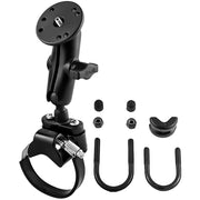RAM Mount U-Bolt ATV/UTV Strap w/Double Socket Arm and 1/4 -20 Mounting Bolt Base [RAM-B-149Z-2-202A]