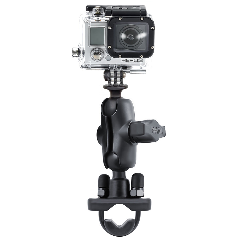 RAM Mount GoPro Hero Short Arm Handlebar Rail Mount [RAM-B-149Z-A-GOP1U]