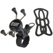 RAM Mount EZ-Strap Rail Mount w/Universal X-Grip Cell Phone Holder [RAP-SB-187-UN7U]