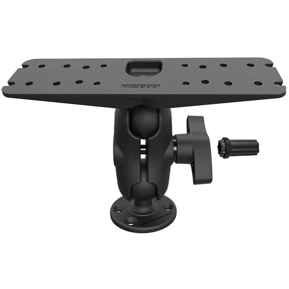 RAM Mount Heavy Duty Marine Electronics Mount w/Pin-Lock Security Kit Short Arm [RAM-S-D-111U-C]