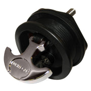 Whitecap T-Handle Latch - Chrome Plated Zamac/Black Nylon - Locking - Freshwater Use Only [S-0226BC]