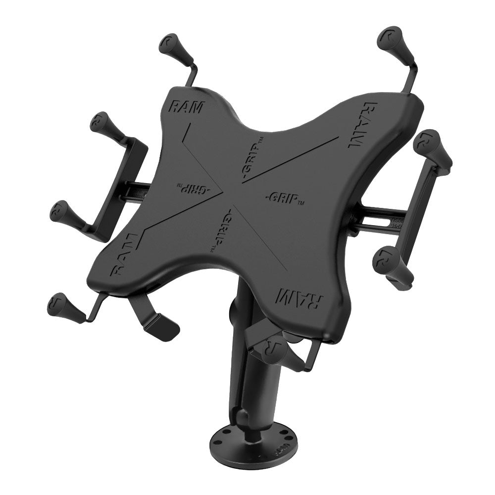 RAM Mount X-Grip III Large Tablet Holder w/ Long Flat Surface Mount [RAM-B-101-C-UN9U]