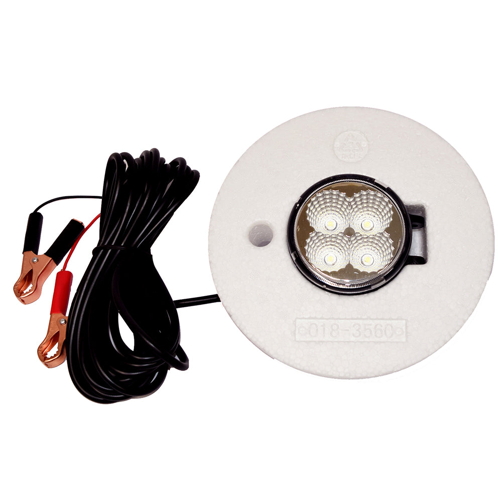 Hydro Glow FFL12 Floating Fish Light w/20 Cord - LED - 12W - 12V - White [FFL12W]