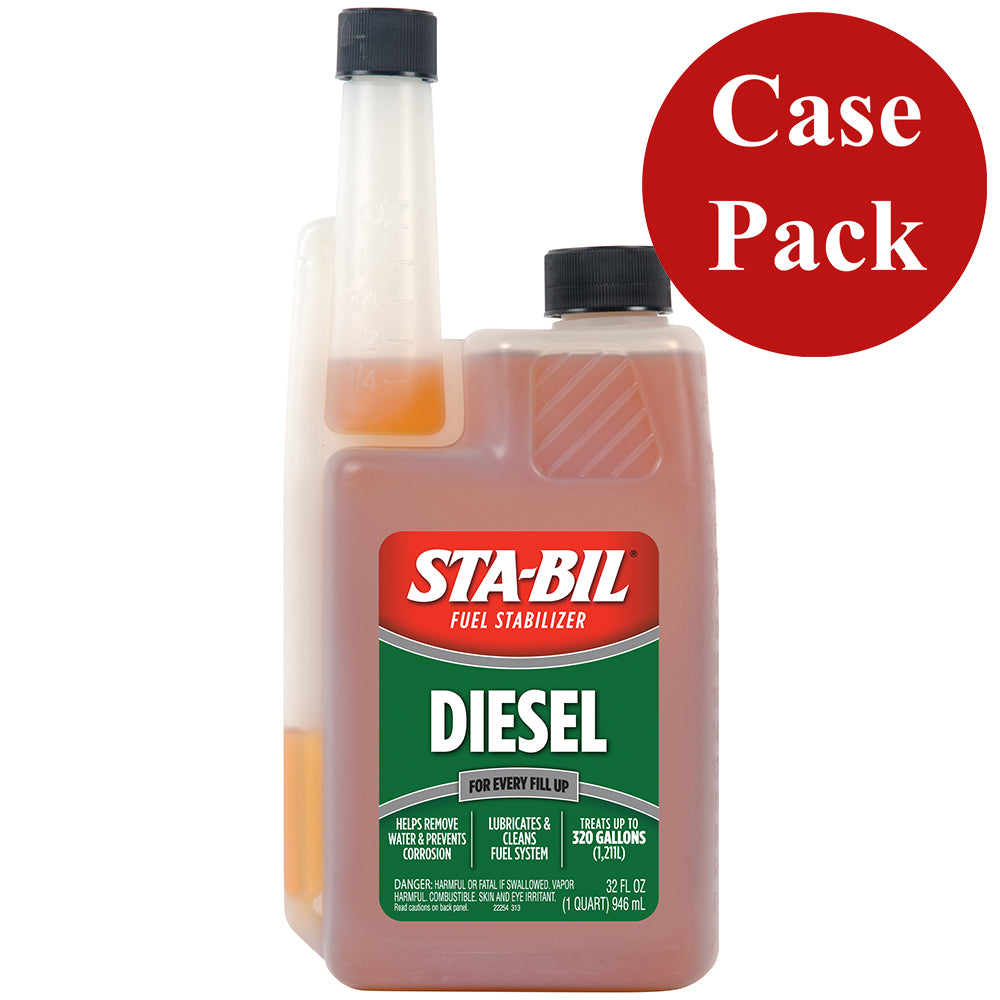 STA-BIL Diesel Formula Fuel Stabilizer  Performance Improver - 32oz *Case of 4* [22254CASE]